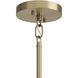 Madden 4 Light Champagne Bronze Chandelier/Semi Flush Ceiling Light