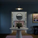 Kurio 1 Light Black Pendant Ceiling Light