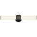 Sashi LED 24.25 inch Black Bath Bar Wall Light, Medium