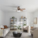 Renew Premier 52 inch Oil Brushed Bronze with Walnut Blades Ceiling Fan