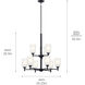 Shailene 9 Light 26.5 inch Black Chandelier Ceiling Light
