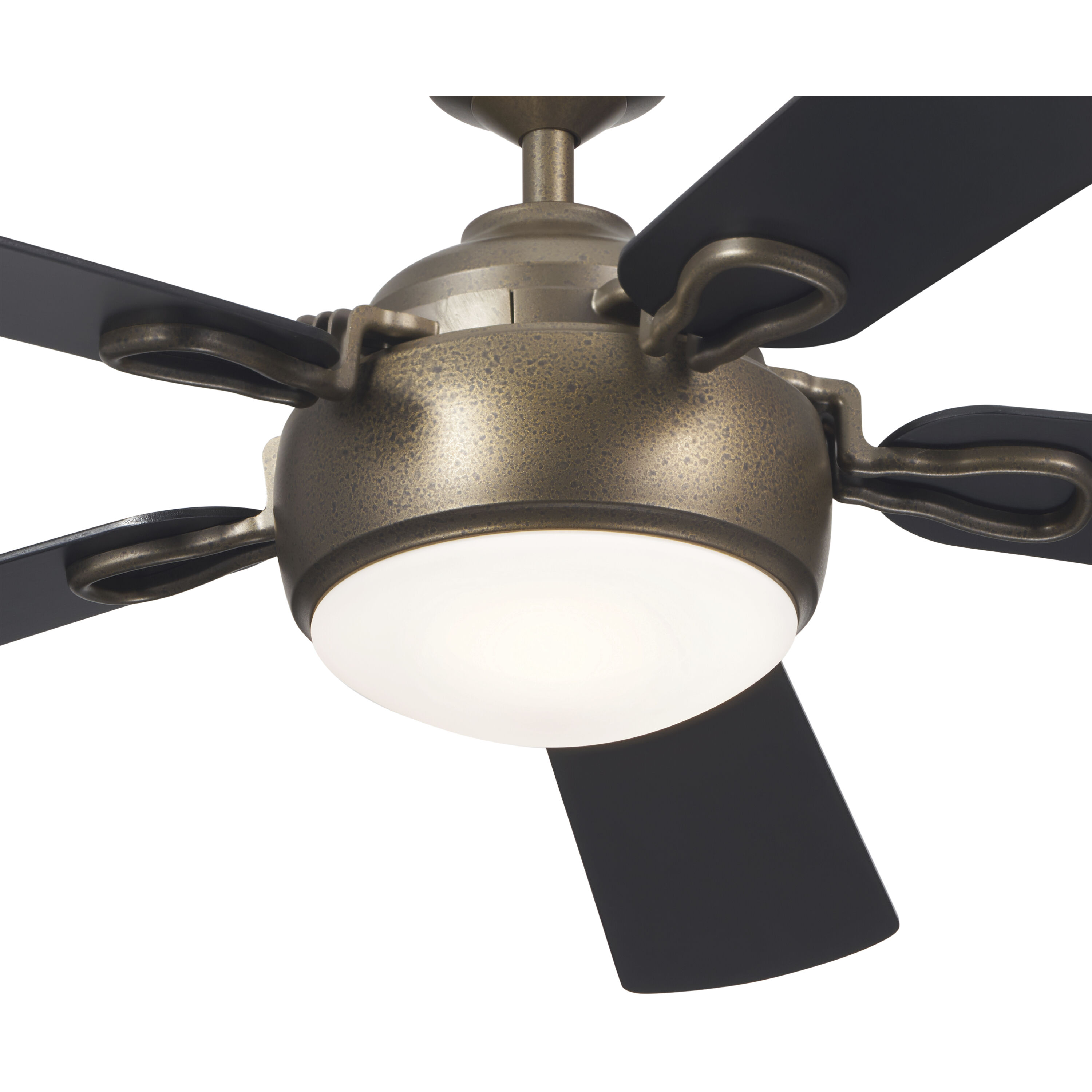 Humble 60 inch Character Bronze with Black Blades Ceiling Fan