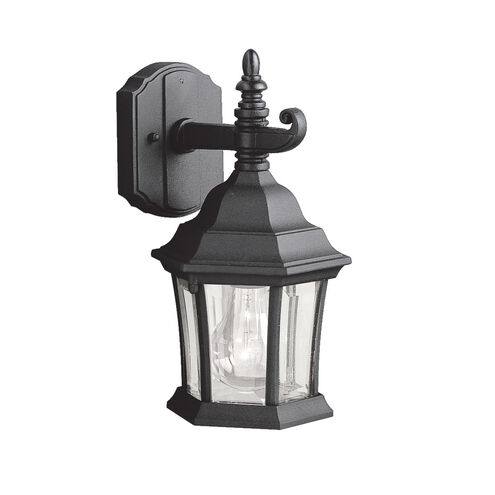 Townhouse 1 Light 12 inch Black Outdoor Wall, Small