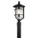 Royal Marine 1 Light 19 inch Distressed Black Outdoor Post Lantern