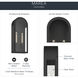 Marea 2 Light 25 inch Textured Black Outdoor Wall Light