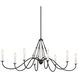 Homestead Freesia 8 Light 20 inch Anvil Iron Chandelier Ceiling Light, Freesia