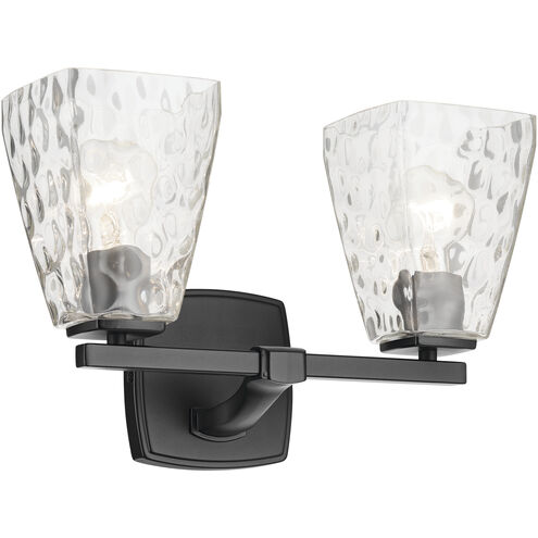 Marant 2 Light 14.25 inch Black Vanity Light Wall Light