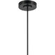 Riven LED Black Chandelier Ceiling Light
