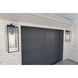 Branner 1 Light 24 inch Black Textured Outdoor Wall, Large