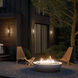 Berens 1 Light 16 inch Textured Black Outdoor Wall Light