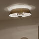 Luella 4 Light 22 inch Brushed Natural Brass Pendant Ceiling Light