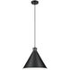 Zailey 1 Light Black Pendant Ceiling Light