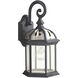 Barrie 1 Light 16 inch Black Outdoor Wall, Medium