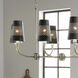 Adeena 8 Light 20.75 inch Classic Pewter Chandelier Ceiling Light