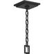 Cleary 2 Light 8.5 inch Textured Black Outdoor Pendant
