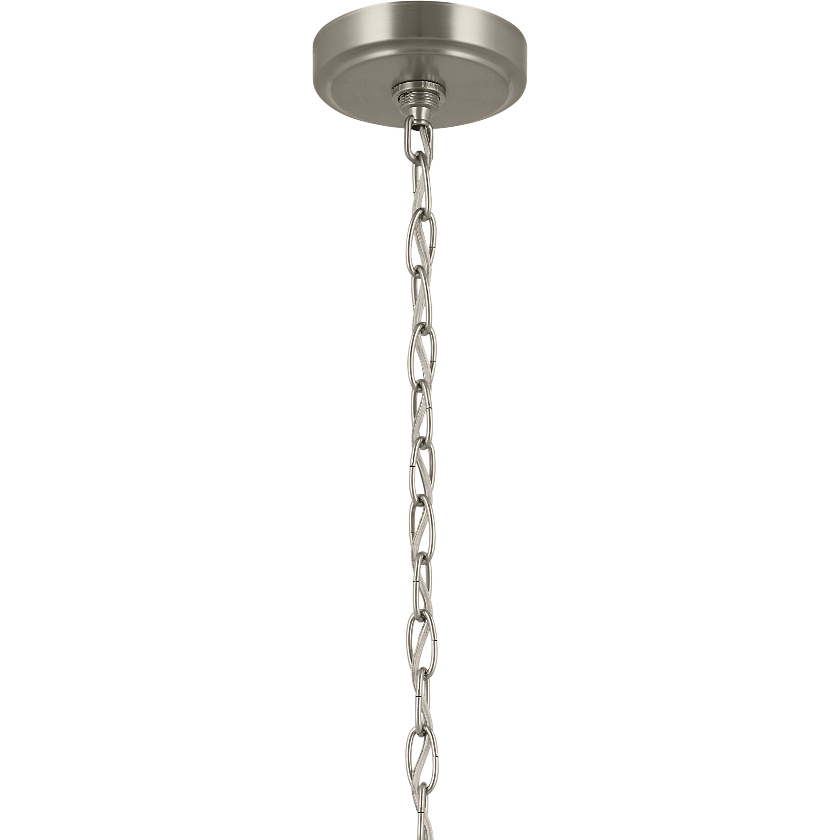 Winslow 6 Light Brushed Nickel Chandelier Ceiling Light, Large