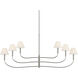 Eadie 6 Light 6 inch Polished Nickel Chandelier Ceiling Light