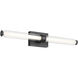 Laurene LED 31 inch Black Linear Bath Bar Wall Light, Large