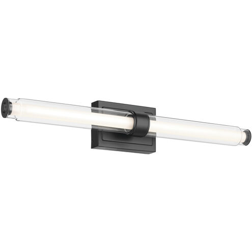 Laurene LED 31 inch Black Linear Bath Bar Wall Light, Large