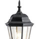 Madison 1 Light 22 inch Black Outdoor Post Lantern