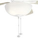 Terra 52 inch Matte White Ceiling Fan