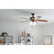 Renew Premier 52 inch Oil Brushed Bronze with Walnut Blades Ceiling Fan