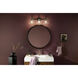 Farum 3 Light 26 inch Black Vanity Light Wall Light