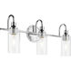 Kavi 3 Light 23 inch Chrome Vanity Light Wall Light