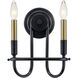 Capitol Hill 2 Light 10 inch Black Wall Bracket Wall Light