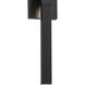 Nocar LED 30 inch Black Textured Outdoor Wall, Large