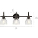Avery 3 Light 24 inch Olde Bronze Wall Mt Bath 3 Arm Wall Light