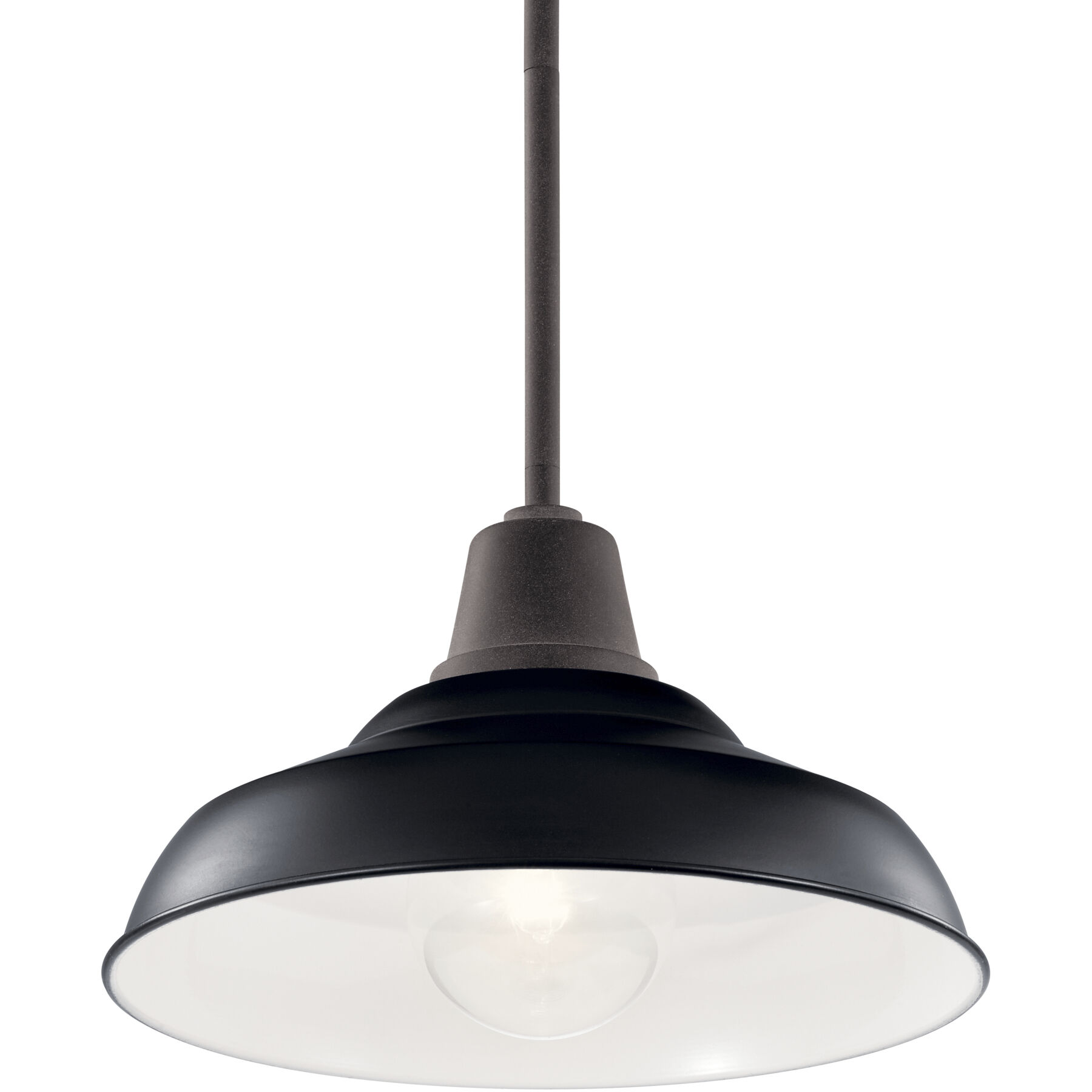 Pier 1 Light 12.5 inch Black Pendant/Semi Flush Ceiling Light