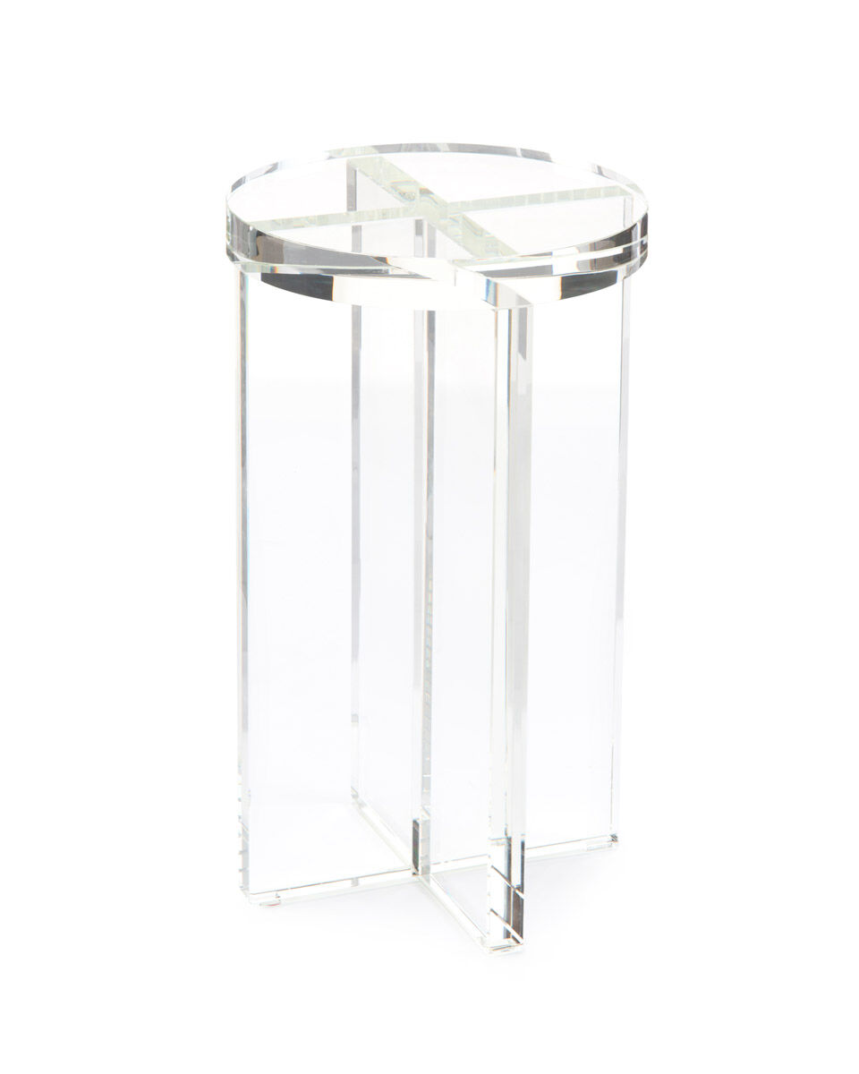 Martini 21 X 12 inch Clear Side Table