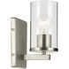 Crosby 1 Light 4.5 inch Brushed Nickel Wall Sconce Wall Light