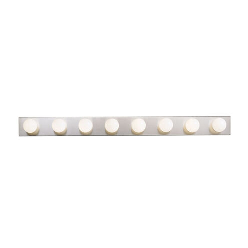 Independence 8 Light 48 inch Brushed Nickel Bath Strip Wall Light