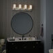 Solia LED 32 inch Polished Nickel with Satin Nickel Bathroom Vanity Light Wall Light