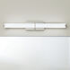 Independence LED 38 inch Brushed Nickel Linear Bath Large Wall Light, Large