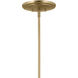 Pallas 8 Light 42.75 inch Brushed Natural Brass Chandelier Ceiling Light