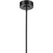 Riven LED Black Mini Pendant Ceiling Light
