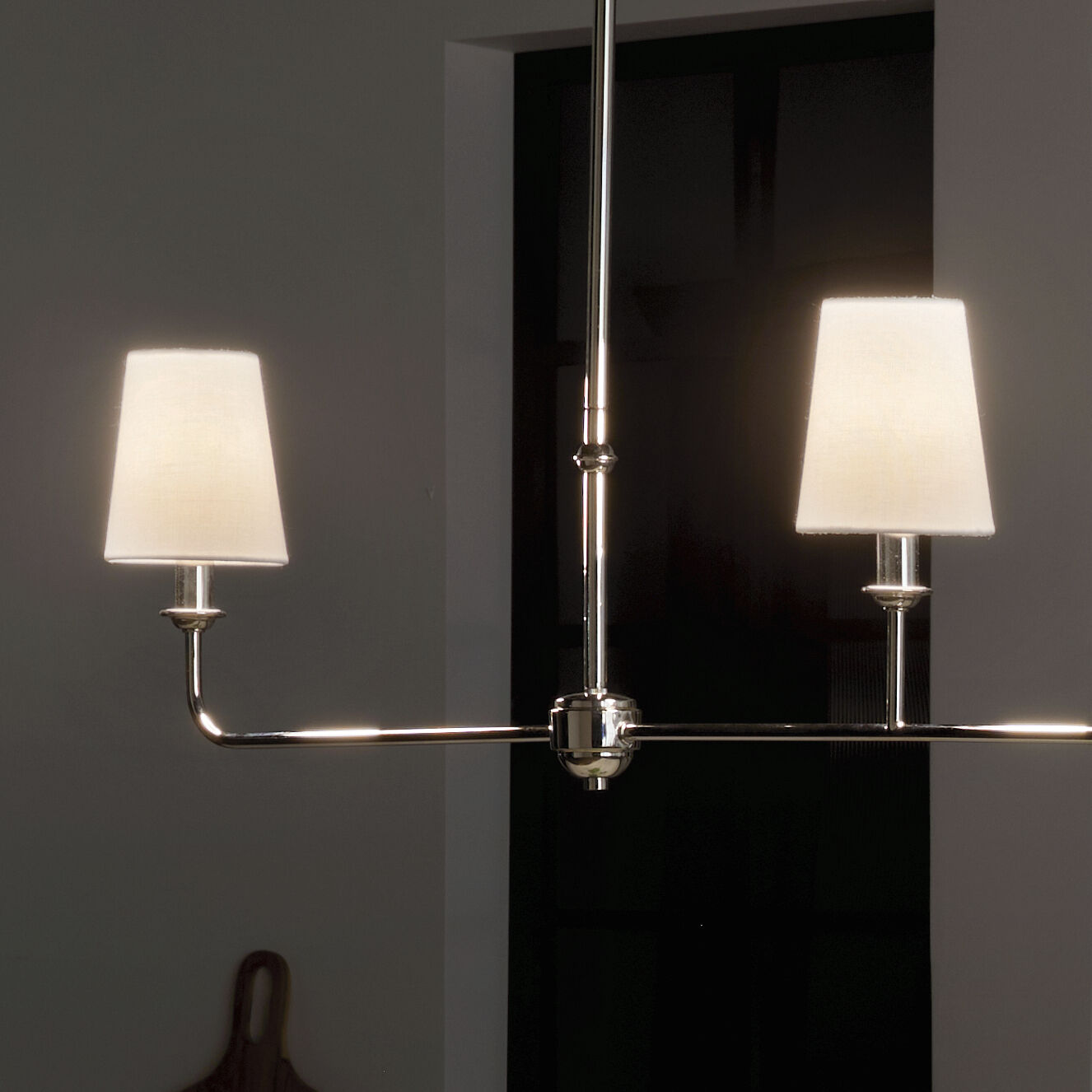 Pallas 3 Light 4.5 inch Polished Nickel Chandelier Linear Ceiling Light