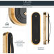 Tauri LED 5.25 inch Lacquered Brass Wall Sconce Wall Light