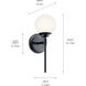 Benno 1 Light 5.25 inch Black Wall Sconce Wall Light