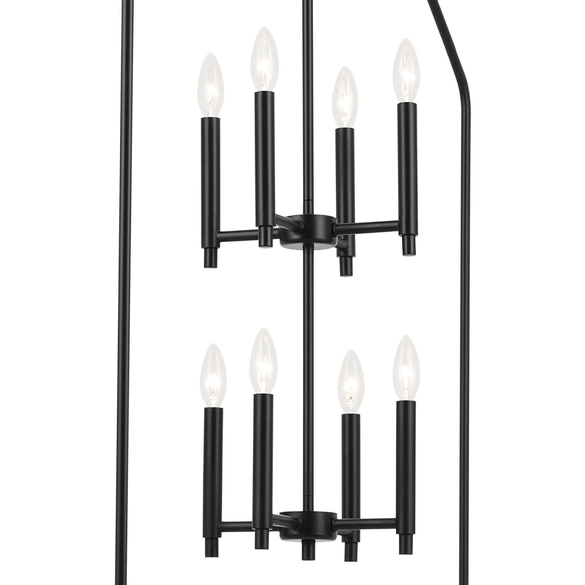 Madden 8 Light 24.25 inch Black Large Foyer Pendant Ceiling Light