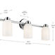 Shae 3 Light 24.25 inch Chrome Vanity Light Wall Light