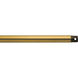 Independence Burnished Antique Brass Fan Down Rod, 72 inch