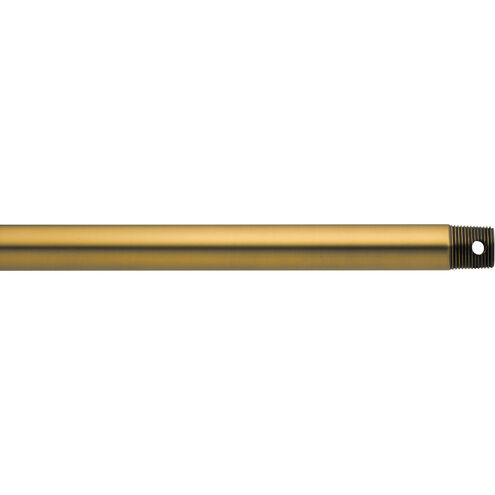 Independence Burnished Antique Brass Fan Down Rod, 72 inch