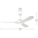 Mylo Weather Plus 60 inch White Ceiling Fan