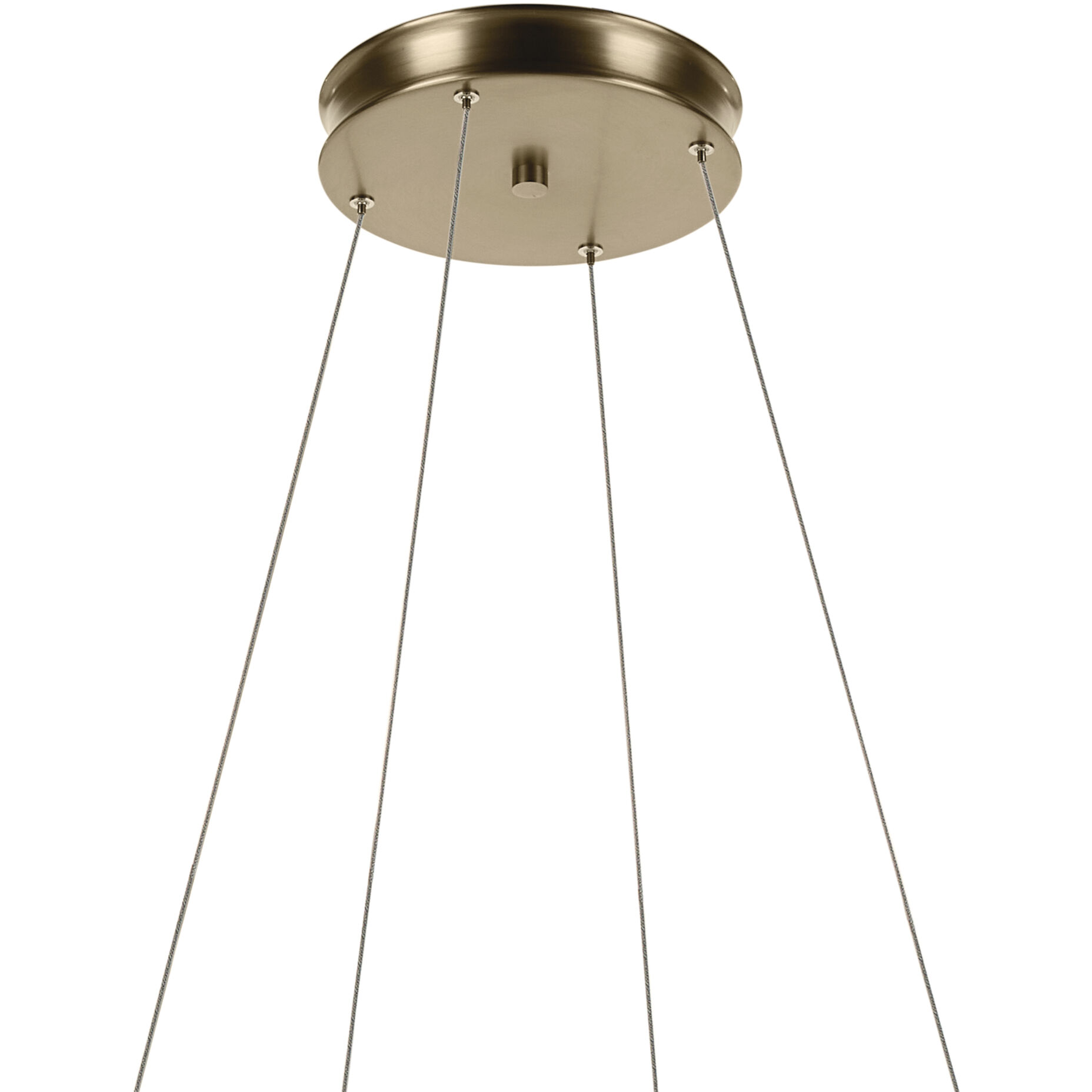 Larousse LED Champagne Bronze Chandelier Ceiling Light