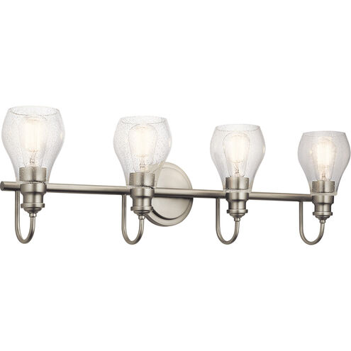 Greenbrier 4 Light 6 inch Brushed Nickel Wall Mt Bath 4 Arm Wall Light