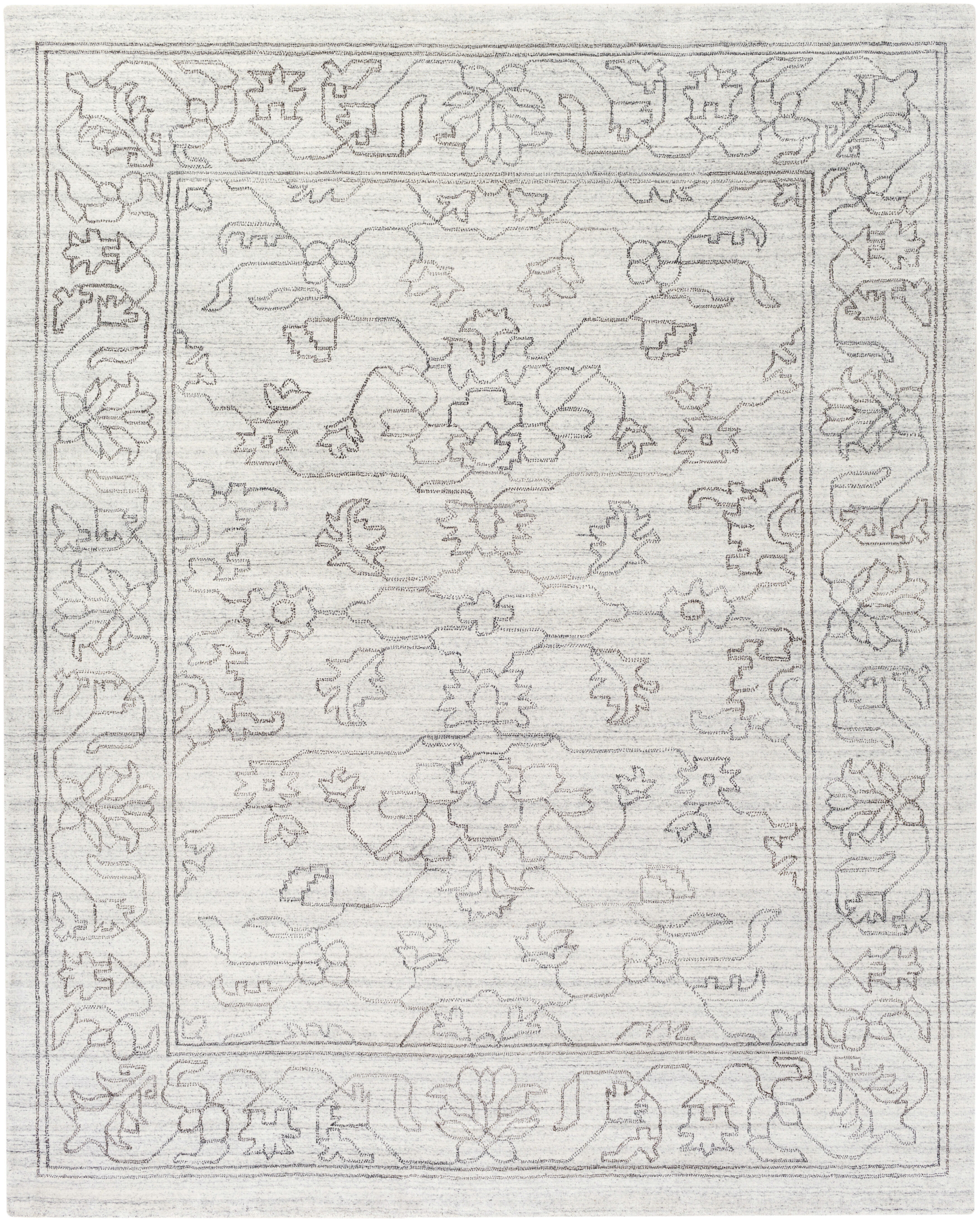 Estelle 120 X 96 inch Cream Rug, Rectangle